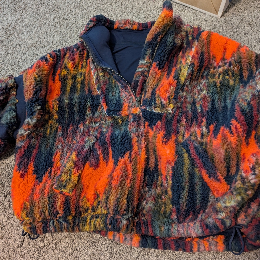 Colorful Fleece Pullover